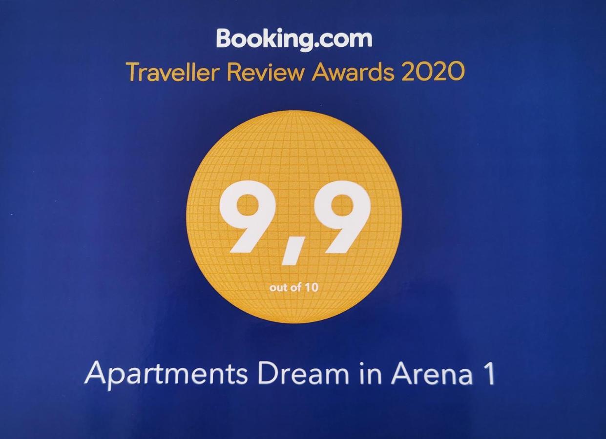 Apartments Dream In Arena 1 Pula Center Free Parking Eksteriør bilde